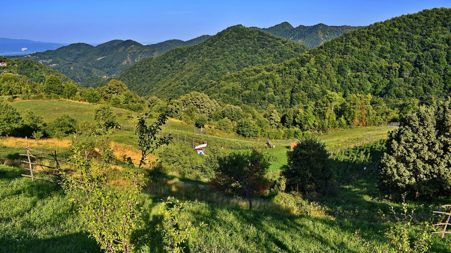Landschaft im Naturpark Žumberak–Samoborsko gorje in Kroatien