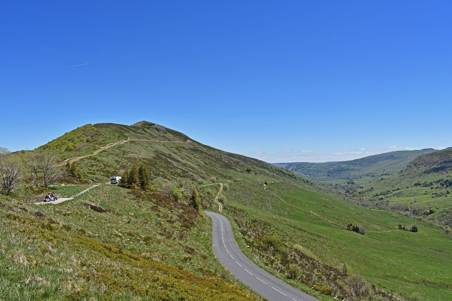 Südwestflanke des Puy de Niermont in der Landschaft des Cantal