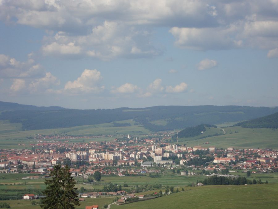 Miercurea Ciuc, also known as Csíkszereda, in Harghita County, Romania