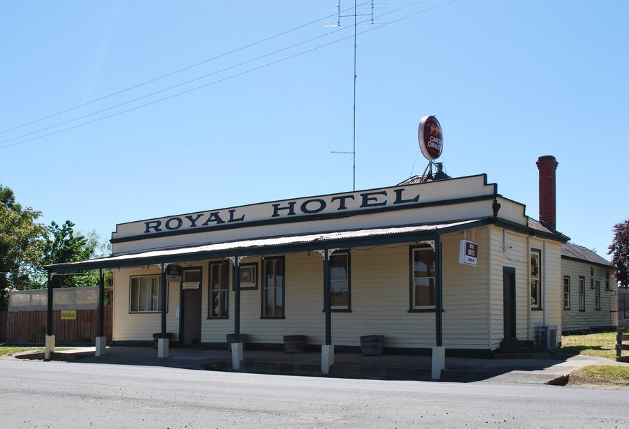 Royal Hotel, der Country Pub in Snake Valley, Victoria