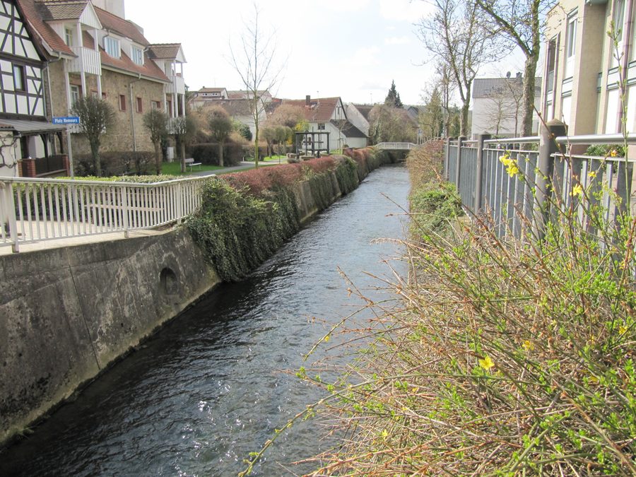 Die Modau in Nieder-Ramstadt, Mühltal