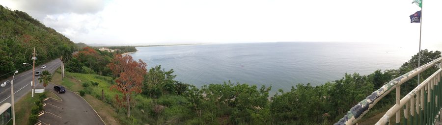Panoramablick vom El Mirador de la Bahía in Caguabo, Añasco, Puerto Rico