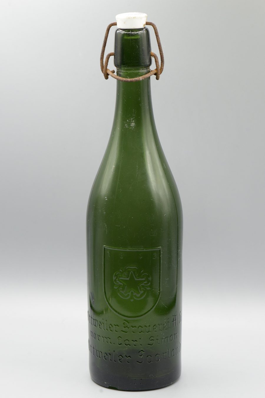 Alte Bierflasche der Ottweiler Brauerei AG