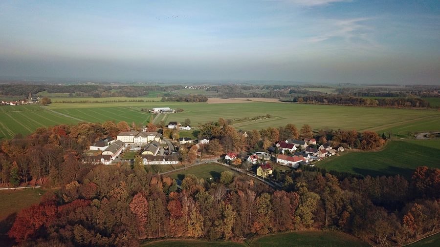 Luftaufnahme von Schmochtitz in Bautzen, Sachsen