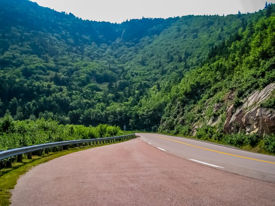 Küstenlandschaft auf Cape Breton in Nova Scotia