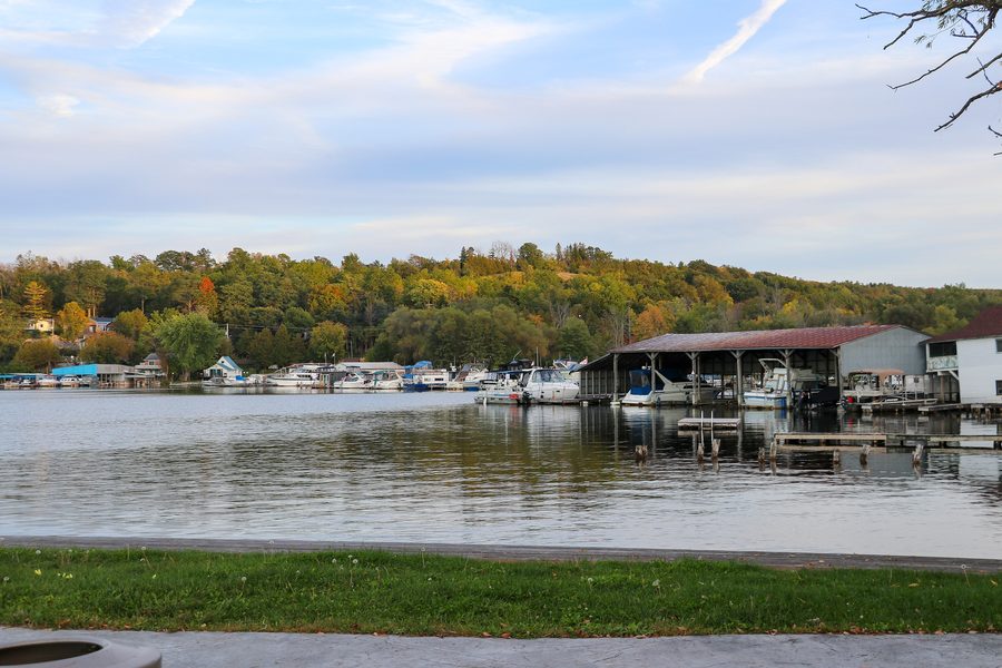 Marina am Rice Lake in Gores Landing