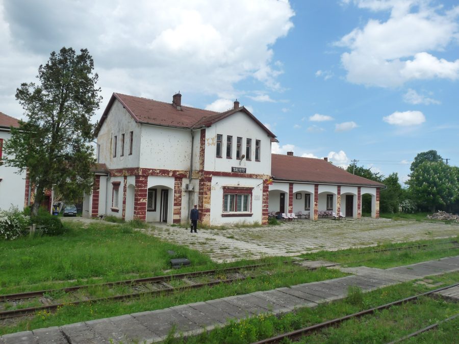 Het station van Săliște in Roemenië