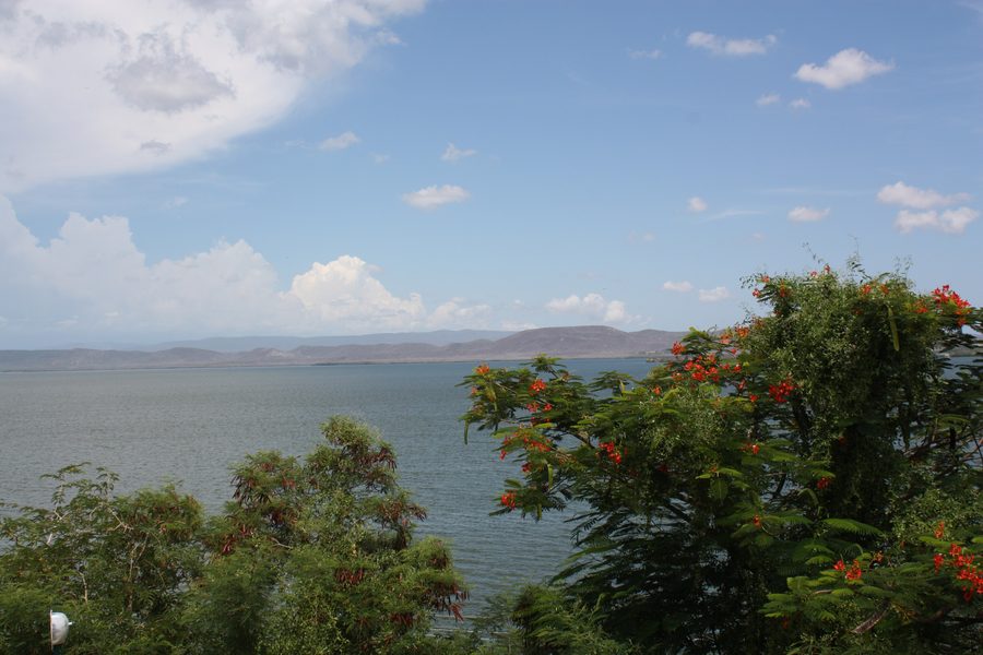 Landschaftsansicht der Guantánamo-Bucht in Südostkuba