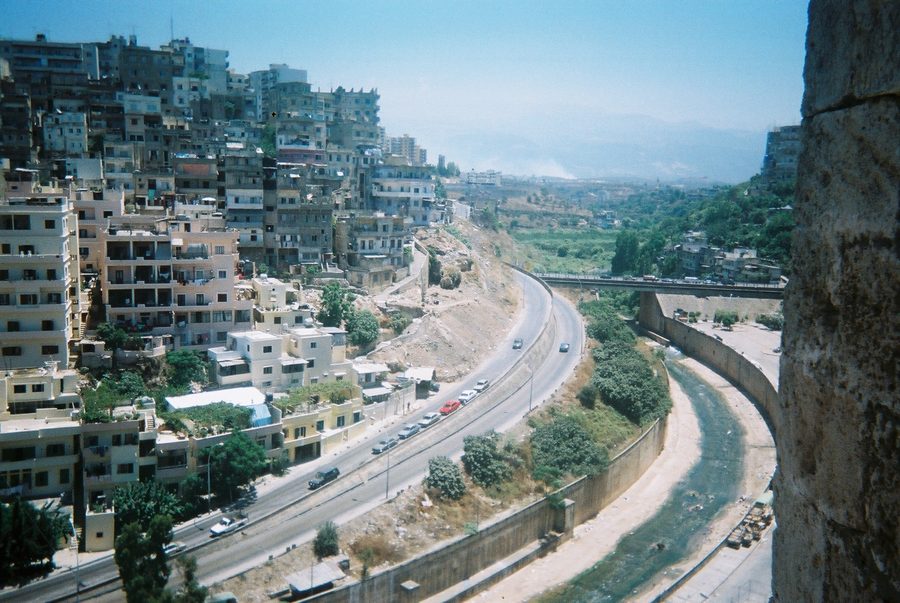Blick über Tripoli vom Kastell