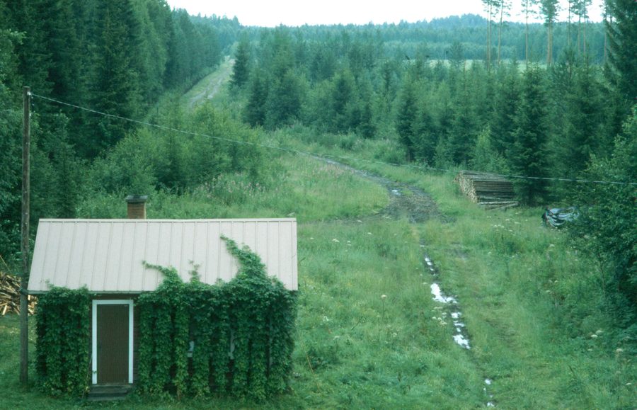 Ländliche Landschaft bei Rasivaara-Rasisalo in Rääkkylä, Nordkarelien