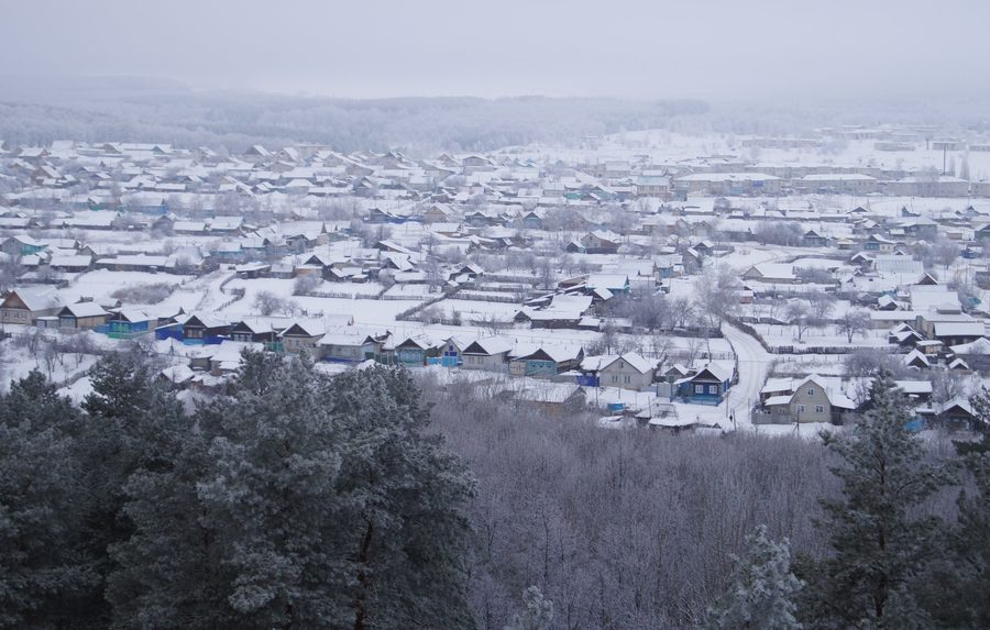 Übersicht über Pavlovka in der Oblast Uljanowsk