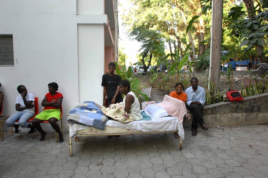 Stadtbild im Westen Haitis bei Port-au-Prince
