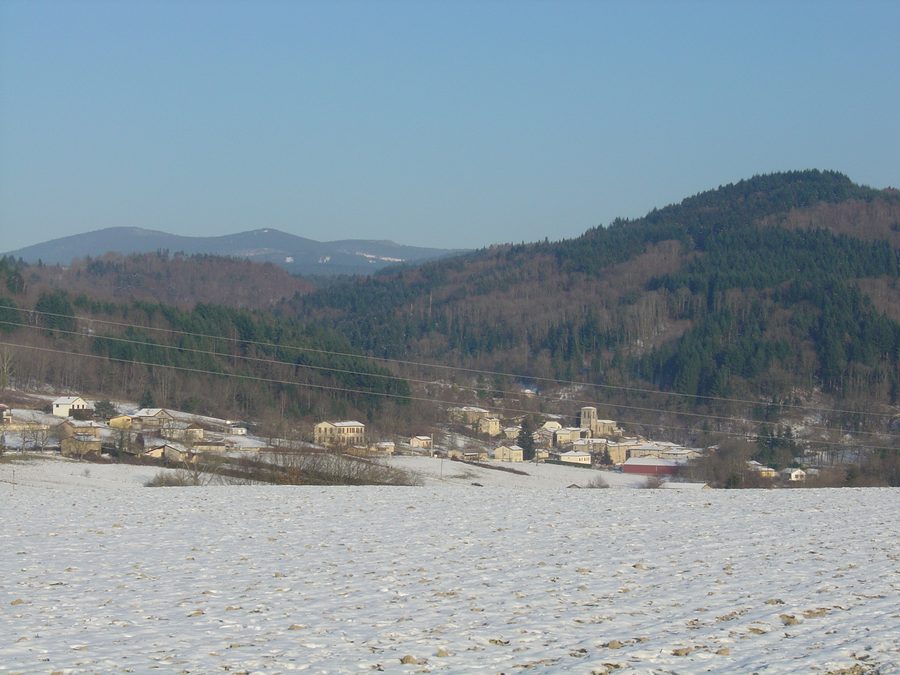 Vue générale d'Aubusson d'Auvergne