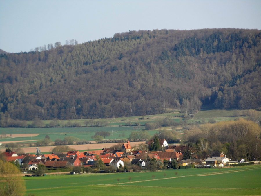 Blick vom Kochsberg nach Schwebda in Hessen