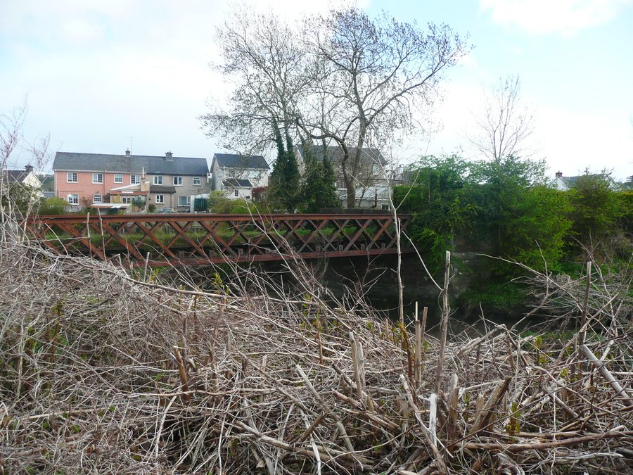 Stillgelegte Eisenbahnbrücke über den River Swilly bei Letterkenny
