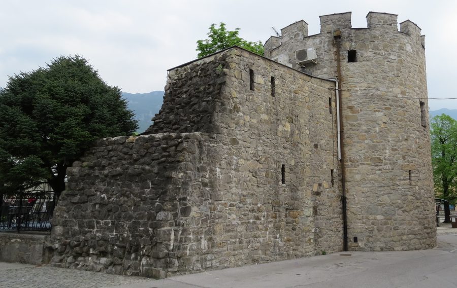 Römische Festungsmauer von Castra in Ajdovščina