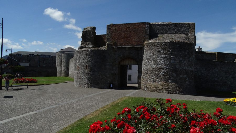 Dungarvan Castle in County Waterford