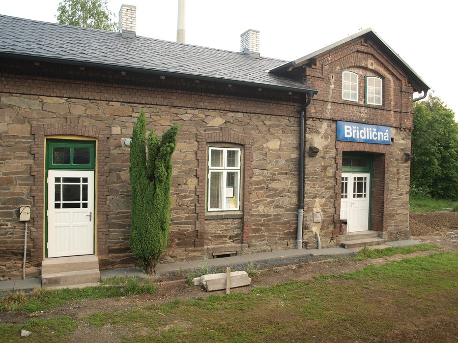 Bahnhof Břidličná an der Bahnstrecke Opava–Rýmařov