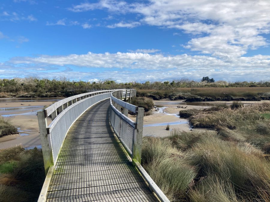 Harbour Loop am Kawatiri River Trail in Westport, Neuseeland