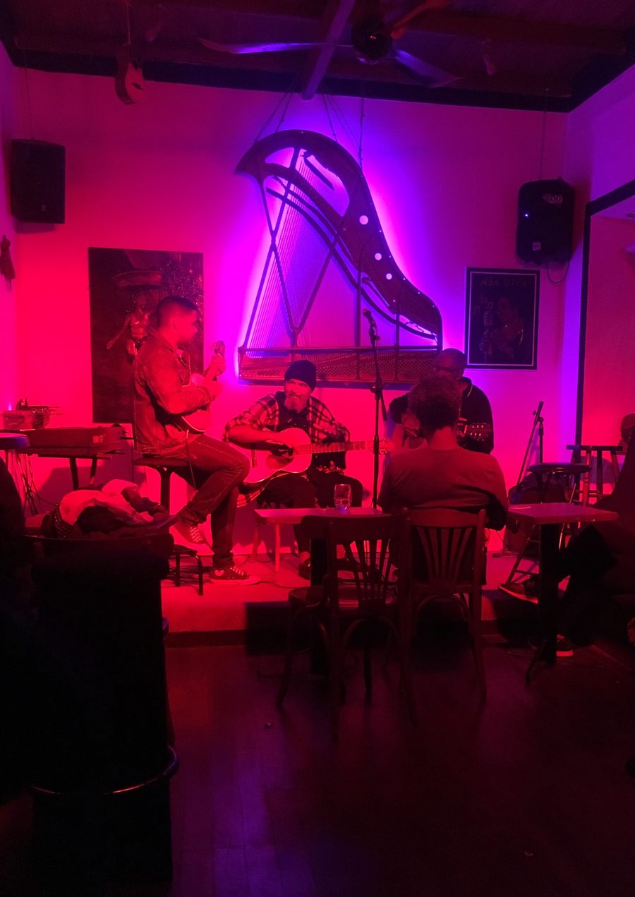 Musikszene auf São Vicente