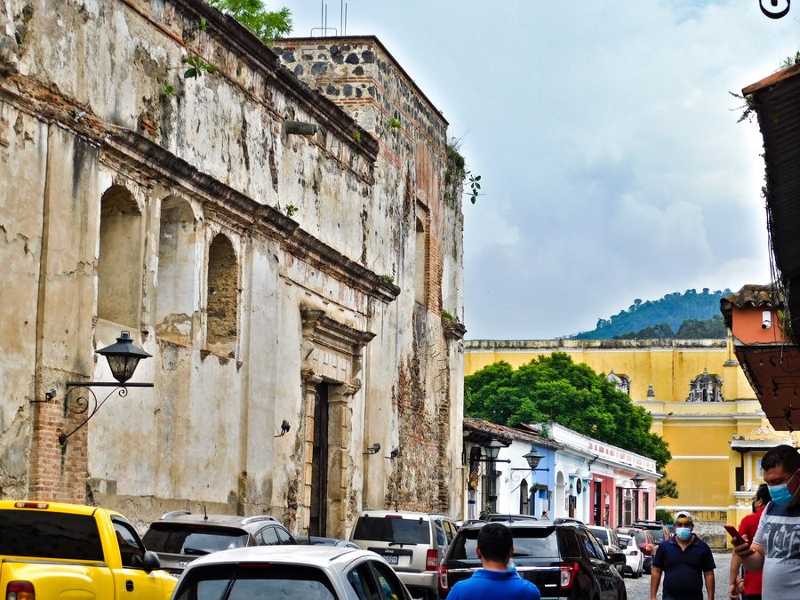 Koloniale Architektur in Antigua Guatemala, Sacatepéquez, Guatemala