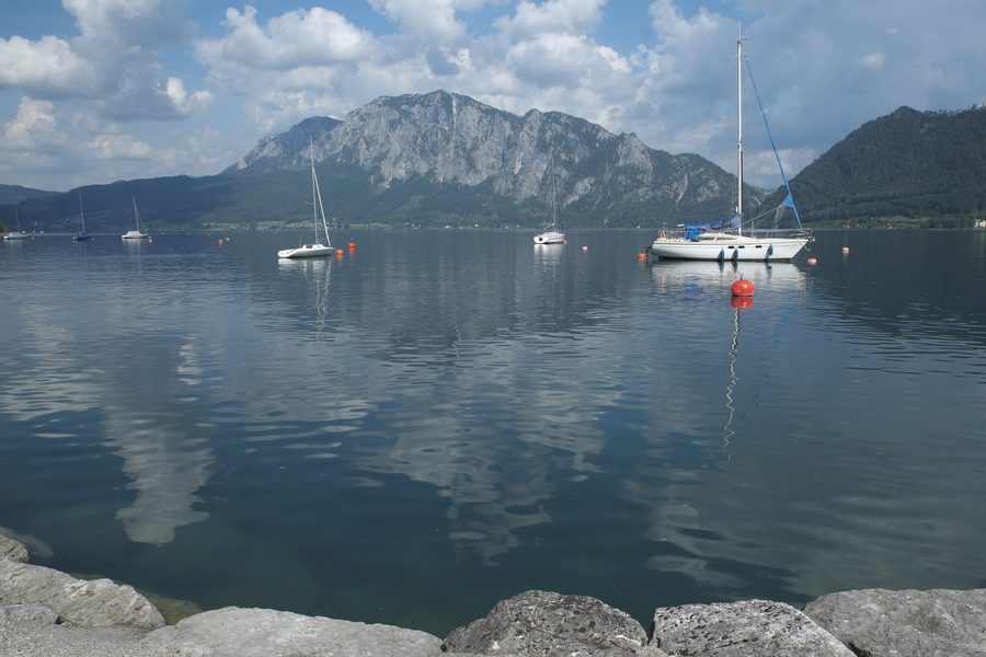 Attersee bei Unterach am Attersee in Oberösterreich