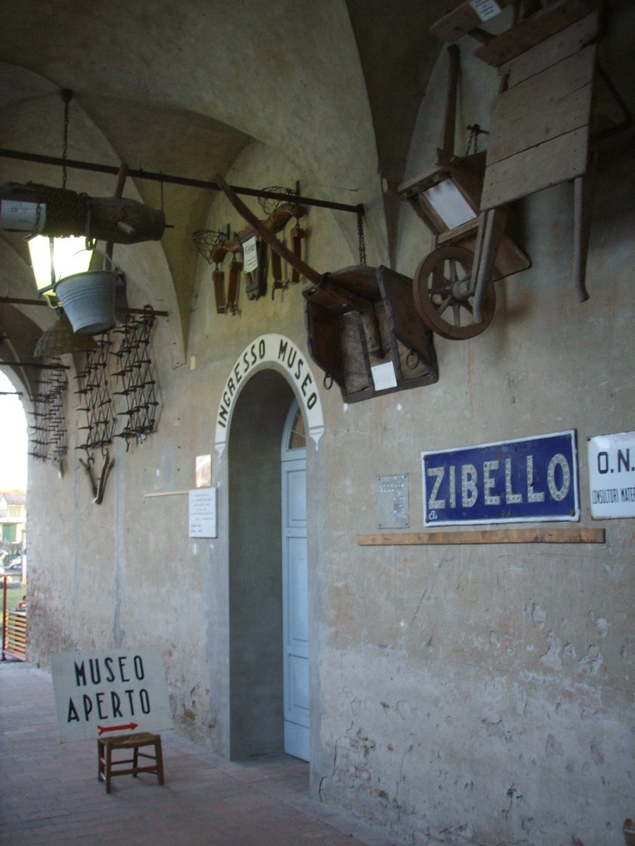 Ingresso del museo di Zibello
