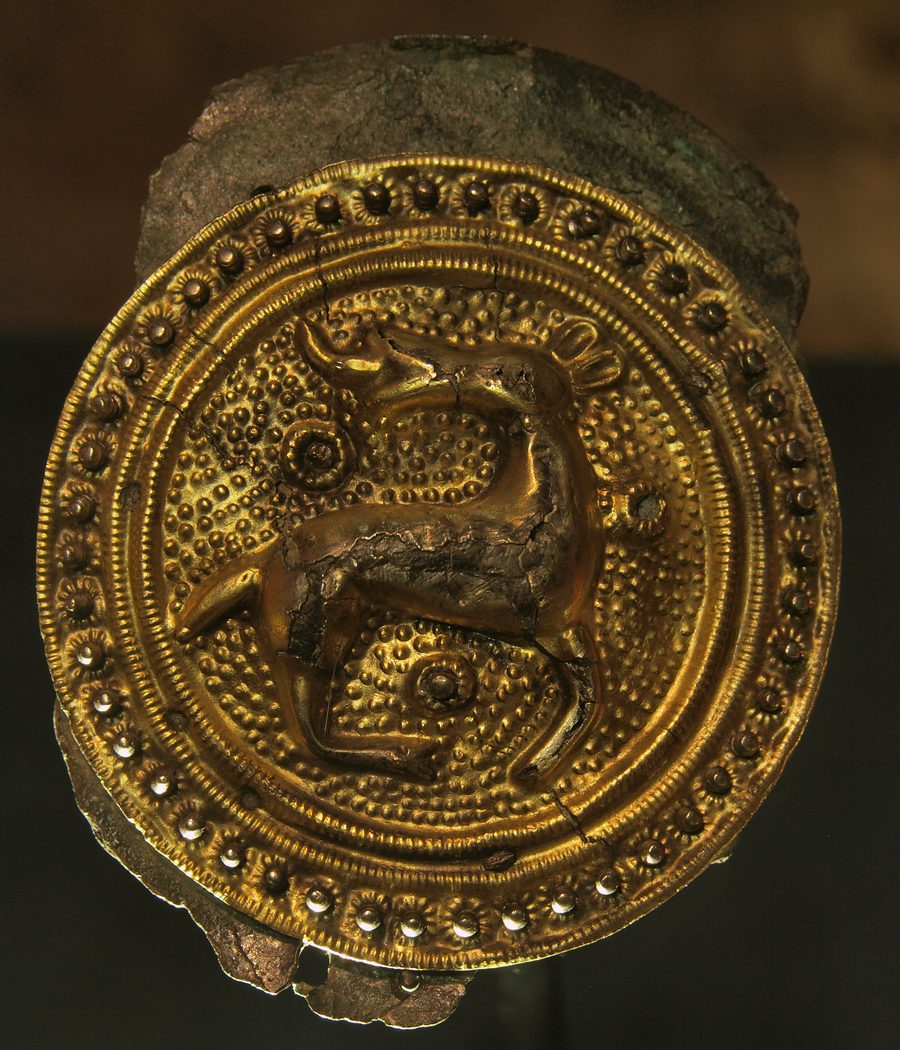 Die Scheibenfibel von Tangendorf aus der Zeit um 300 n. Chr.