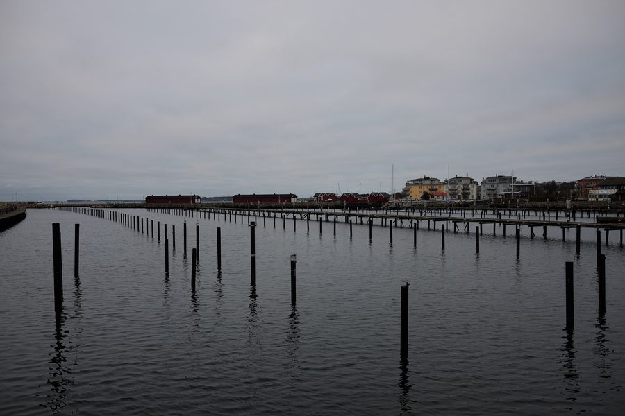 Hafen von Lomma an der schwedischen Küste