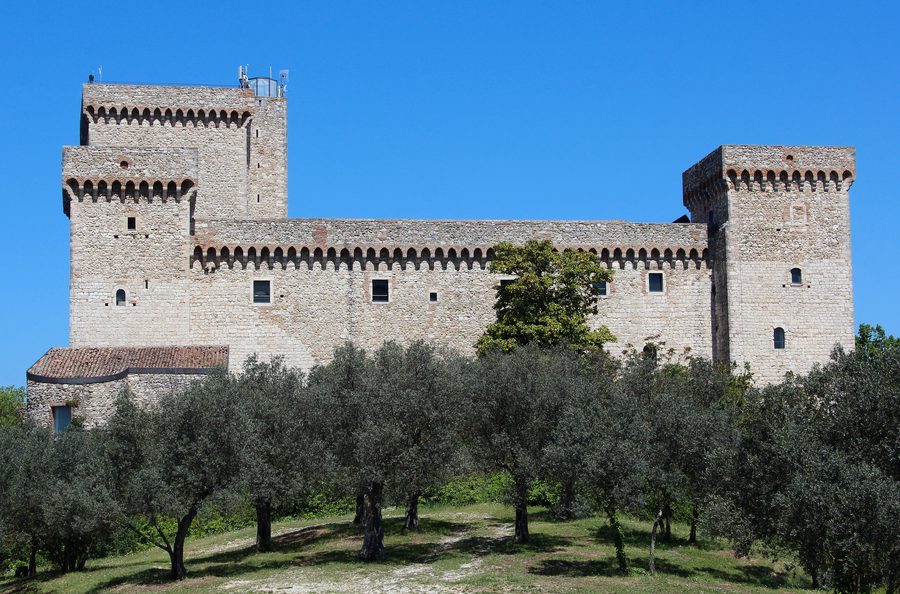 Castle Rocca di Albornoz in Narni, Umbria