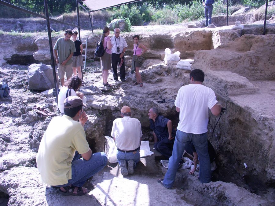 Archäologische Ausgrabungsstätte von Dmanisi in Kvemo Kartli, Georgien