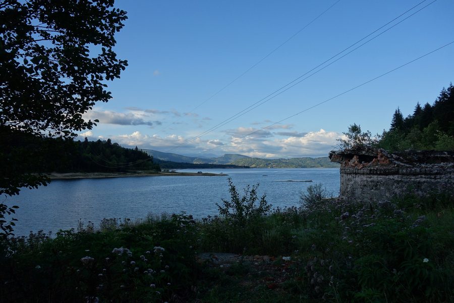Shaori reservoir in Racha, Georgia