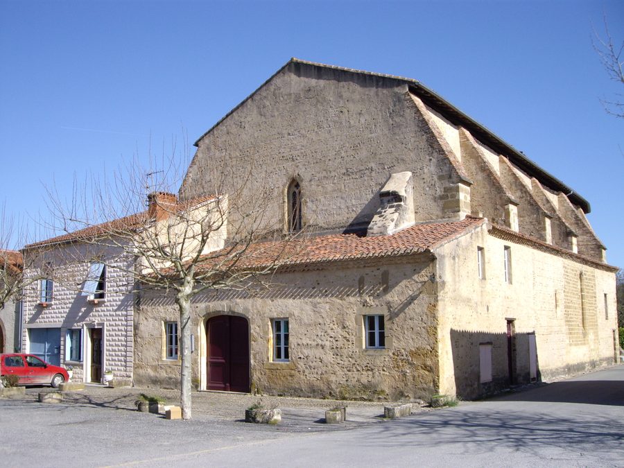 Exterior of the Monastère des Carmes in Trie-sur-Baïse, Hautes-Pyrénées, France
