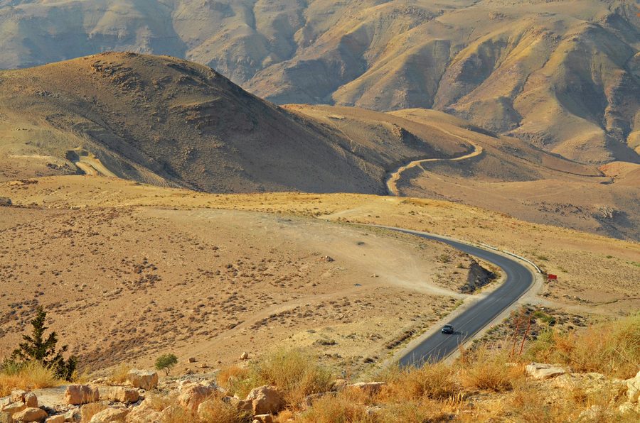 Blick vom Mount Nebo in Madaba, Jordanien
