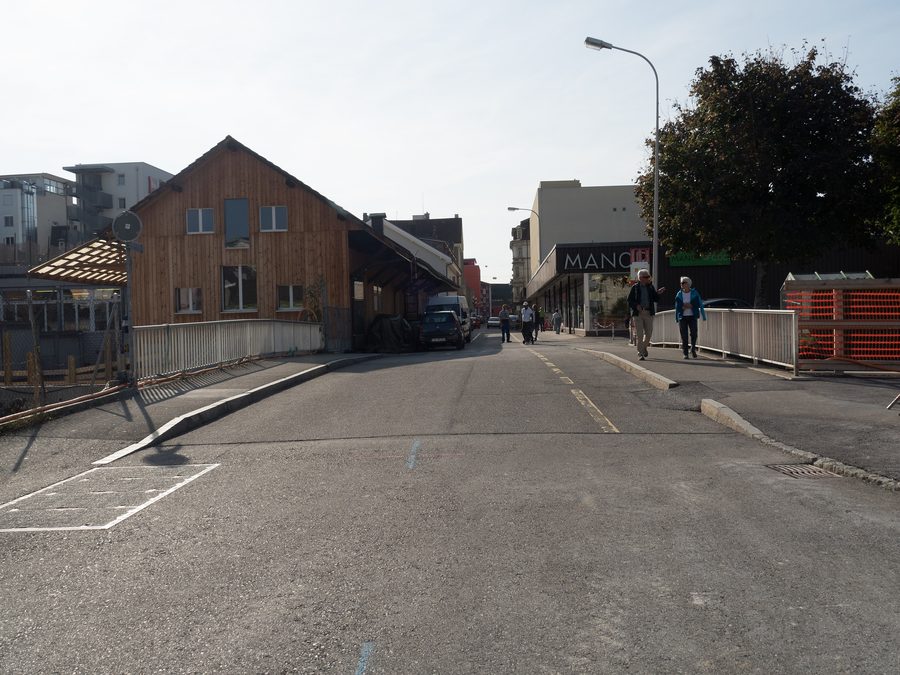 Brücke über die Sorne an der Rue Pré-Guillaume in Delsberg