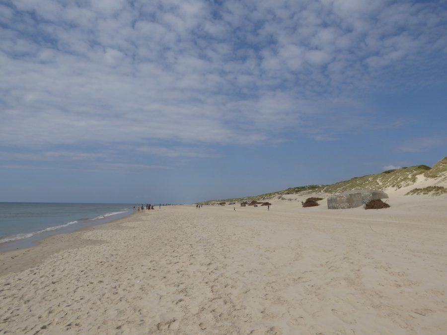 Strand an der Nordsee bei Søndervig in Mitteljütland