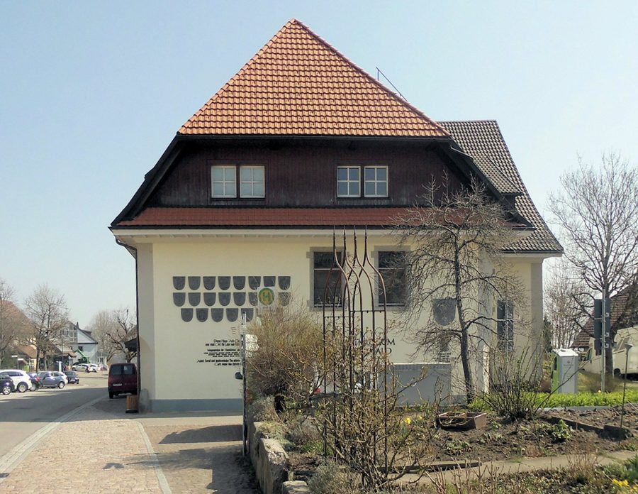 Westseite des Heimatmuseums Hotzenwald in Görwihl