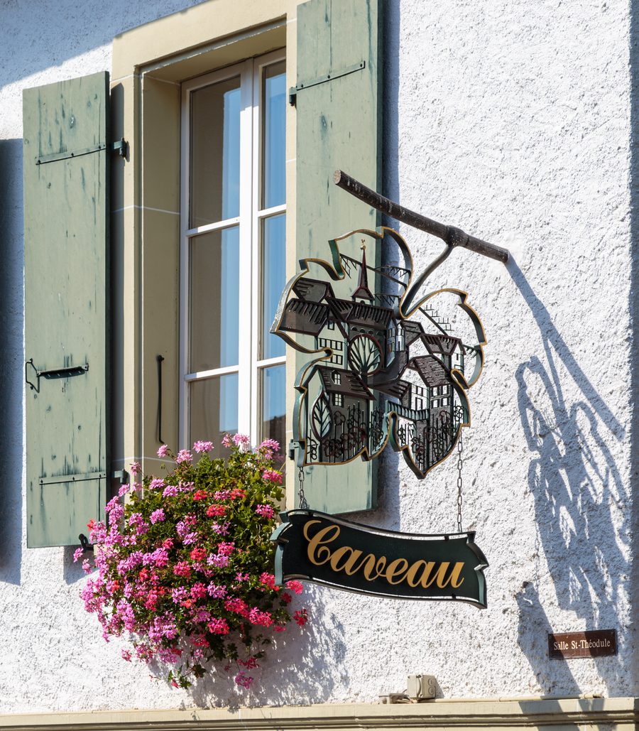 Weinkeller in Riex im Lavaux