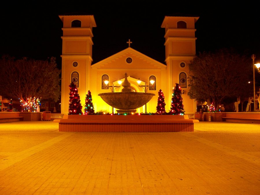 Plaza in Lajas barrio-pueblo, Lajas, Puerto Rico
