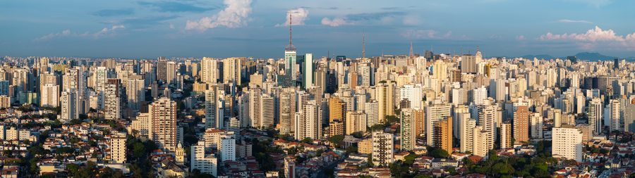 Luftbild von São Paulo