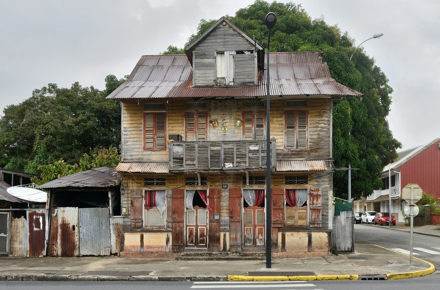 Traditionelles Haus in Cayenne
