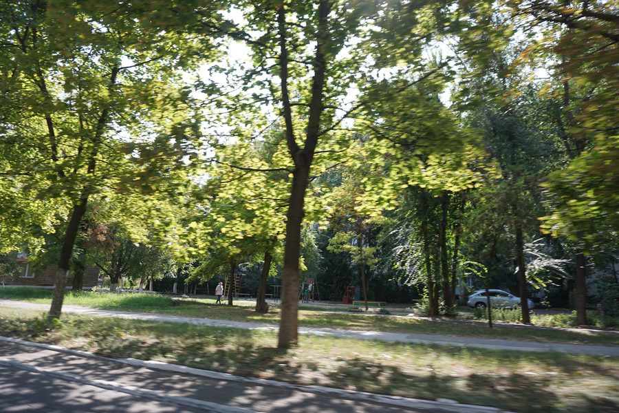 Stadtansicht von Tiraspol in Transnistrien
