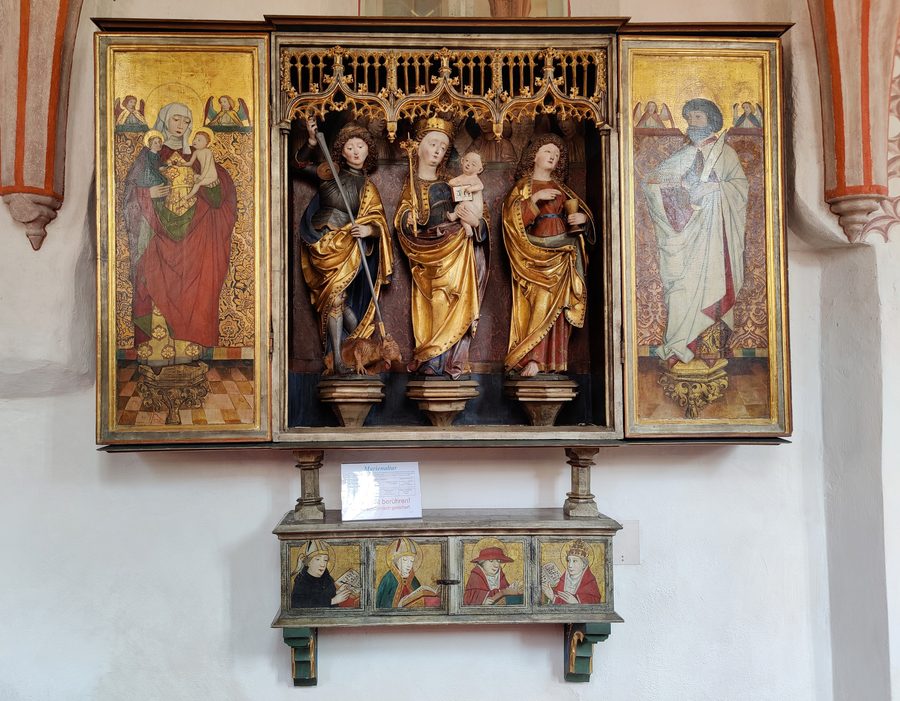 Evangelische Stadtkirche in Langenzenn im Landkreis Fürth