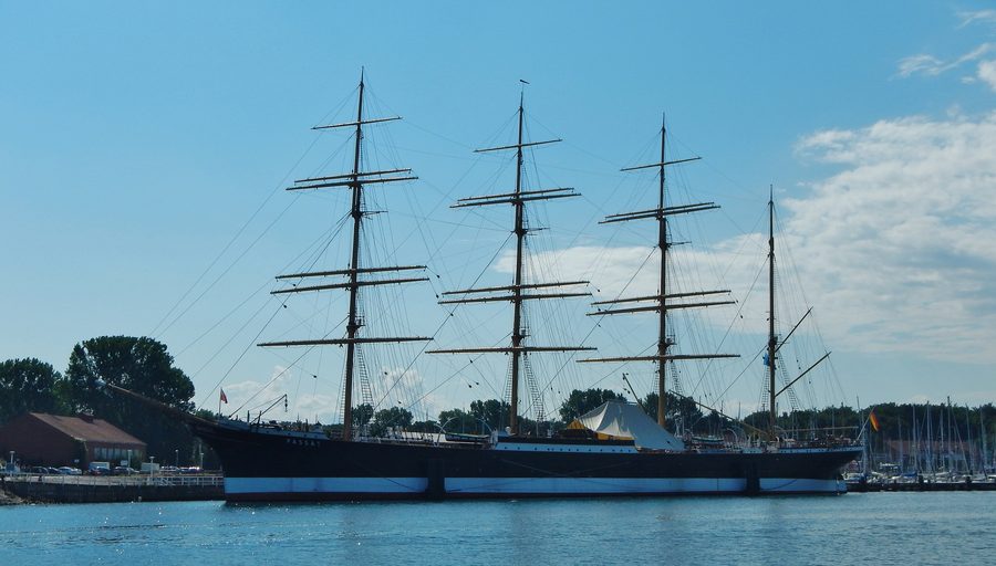 Viermastbark Passat in Travemünde