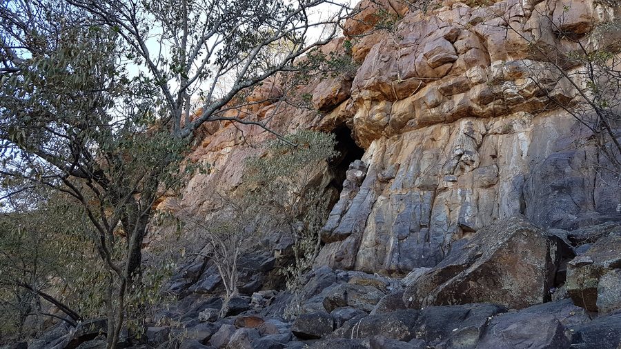 Kobokwe-Höhle, auch Livingstone's Cave genannt, in Molepolole, Botswana