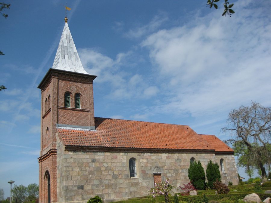 Trige Kirke in Trige nördlich von Aarhus, Dänemark