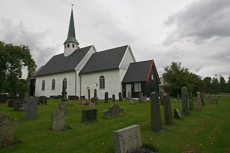 Våler-Kirche in Østfold, Norwegen