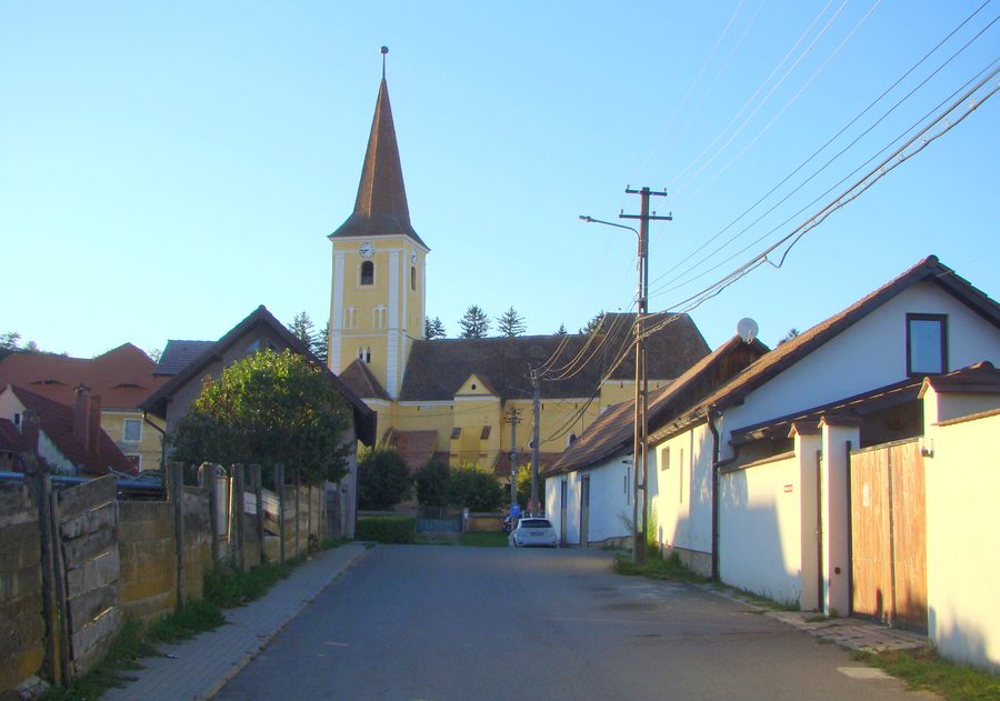 Lutherische Kirche in Șura Mare im Kreis Sibiu, Rumänien
