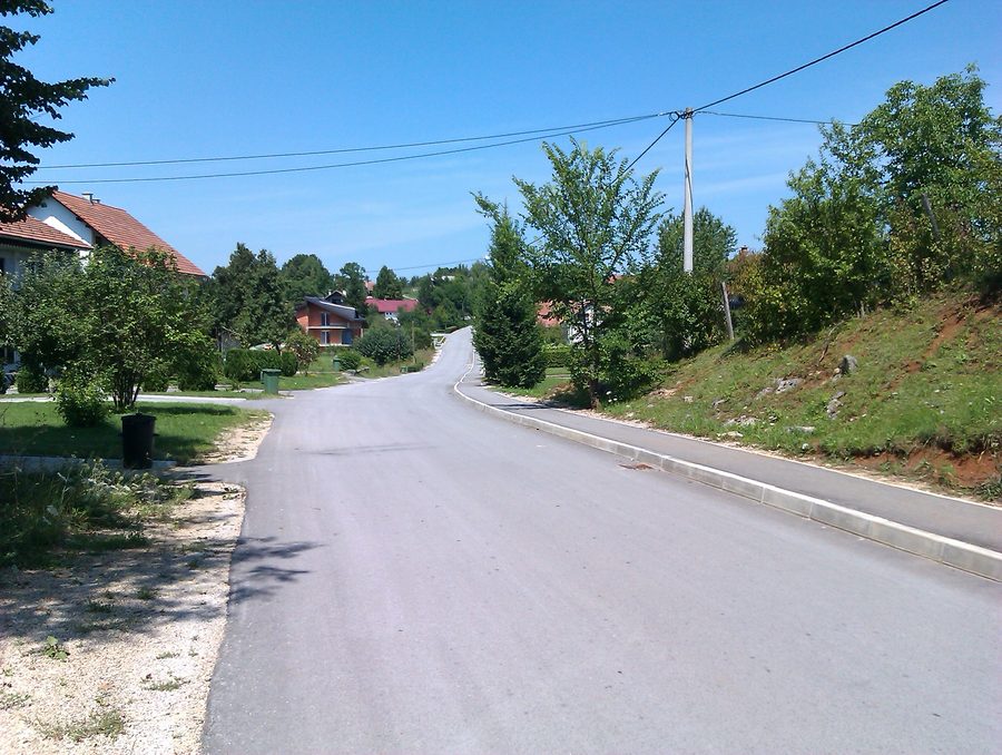 Ansicht von Gornje Taborište in Kroatien