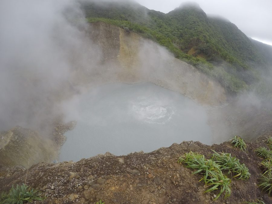 Boiling Lake auf Dominica
